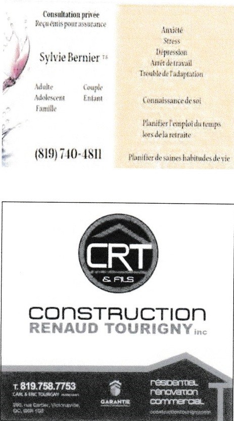 Sylvie Bernier et CRT Construction